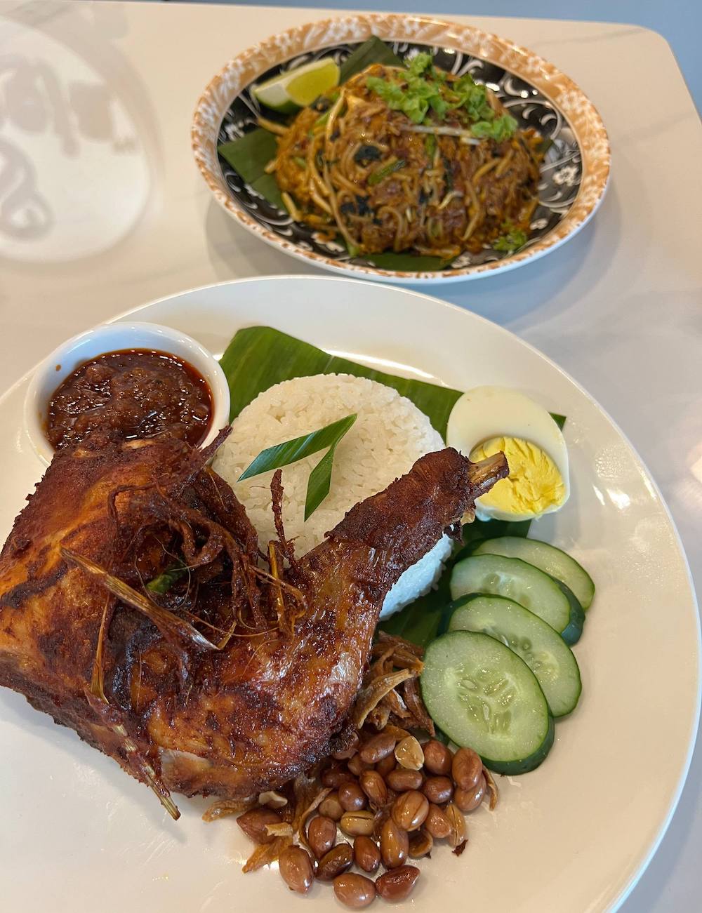 Semeja Nasi Lemak With Ayam Berempah Semeja Nasi Lemak With Ayam Berempah