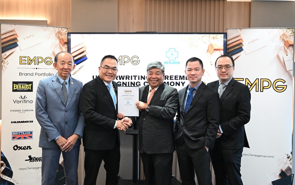 EMPG Group Berhad Signs Underwriting Agrement With Berjaya Securities