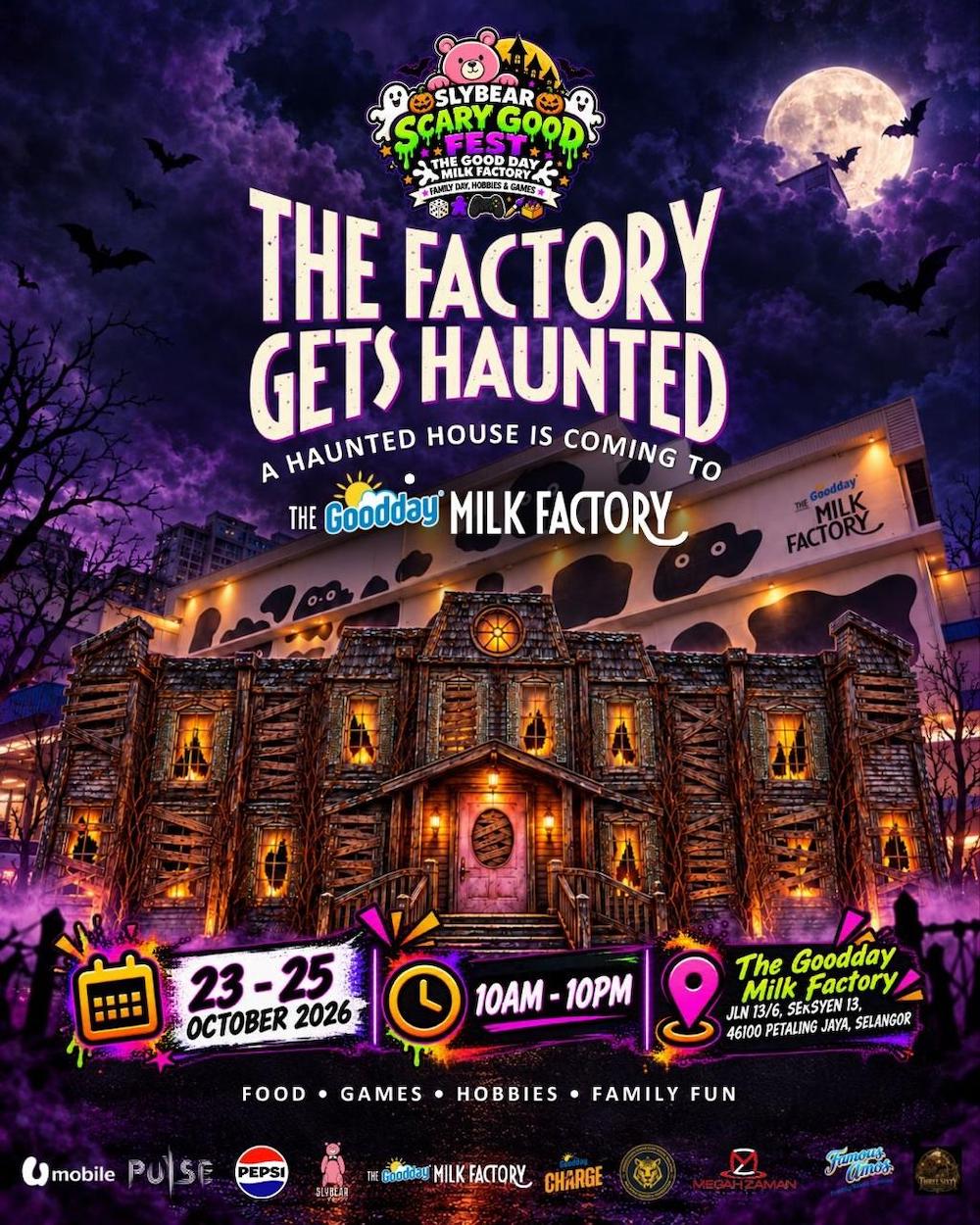 Goodday Milk Factory Hosts SlyBear Scary Good Fest 2026